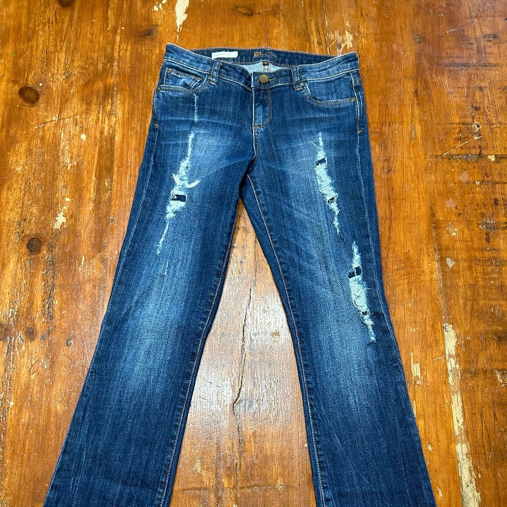 Kut from the Kloth Farrah Baby Bootcut Jeans